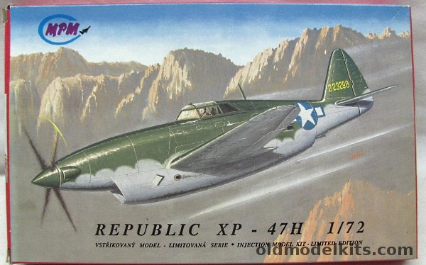 MPM 1/72 Republic XP-47H Super Thunderbolt, 72017 plastic model kit